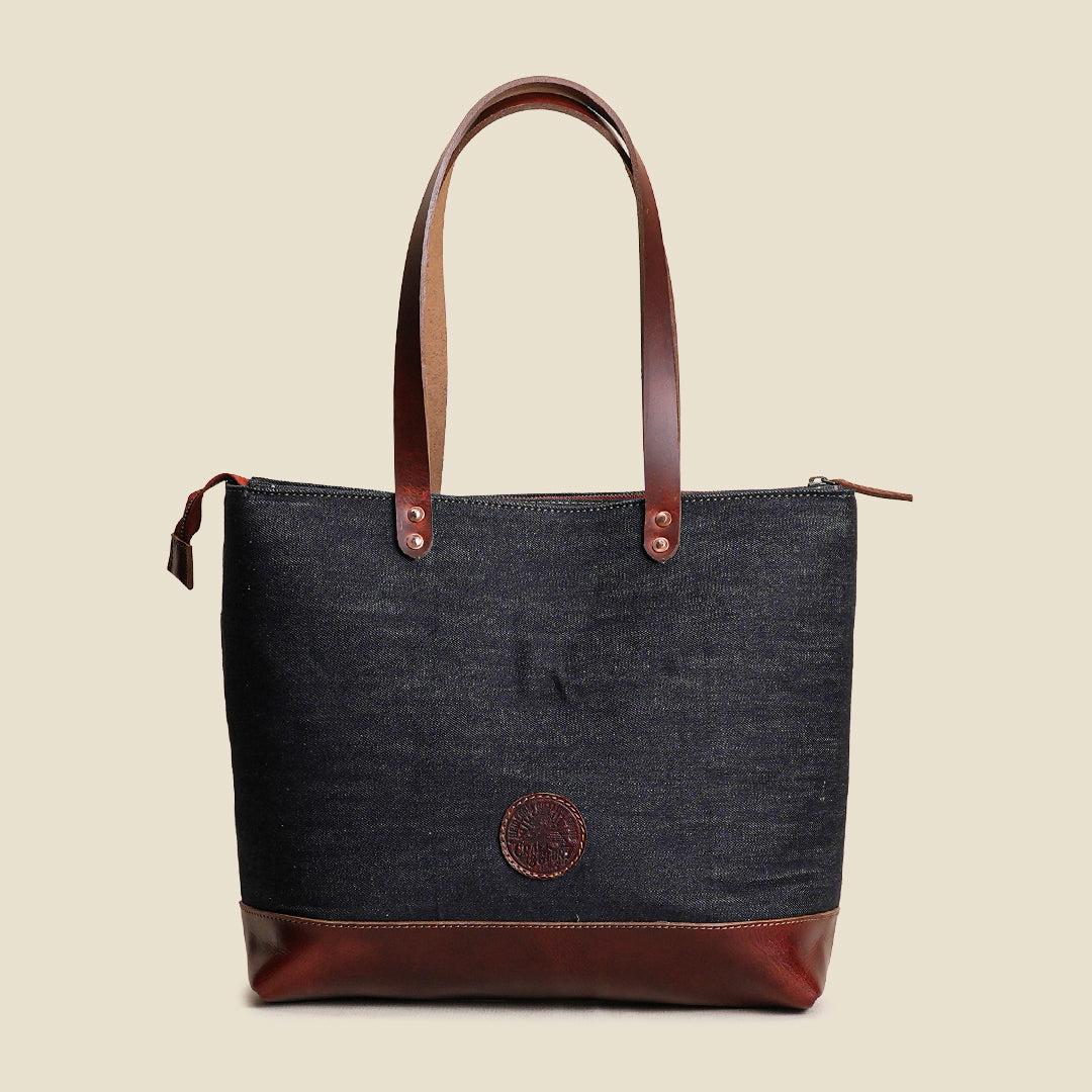 The Willow Tote ( Selvedge Denim )