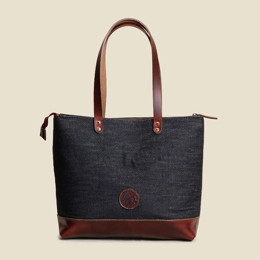 The Willow Tote ( Selvedge Denim )
