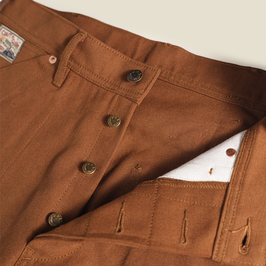 1930 Enginereeing Pants Duck Canvas Fox Brown