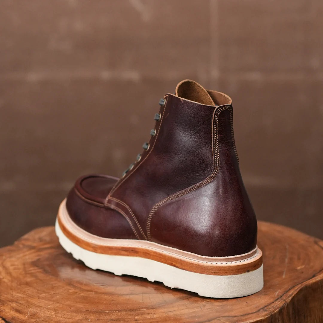 Moc-Toe 2.0 Leather boots 6" (Saddle Tan) Goodyear Welted