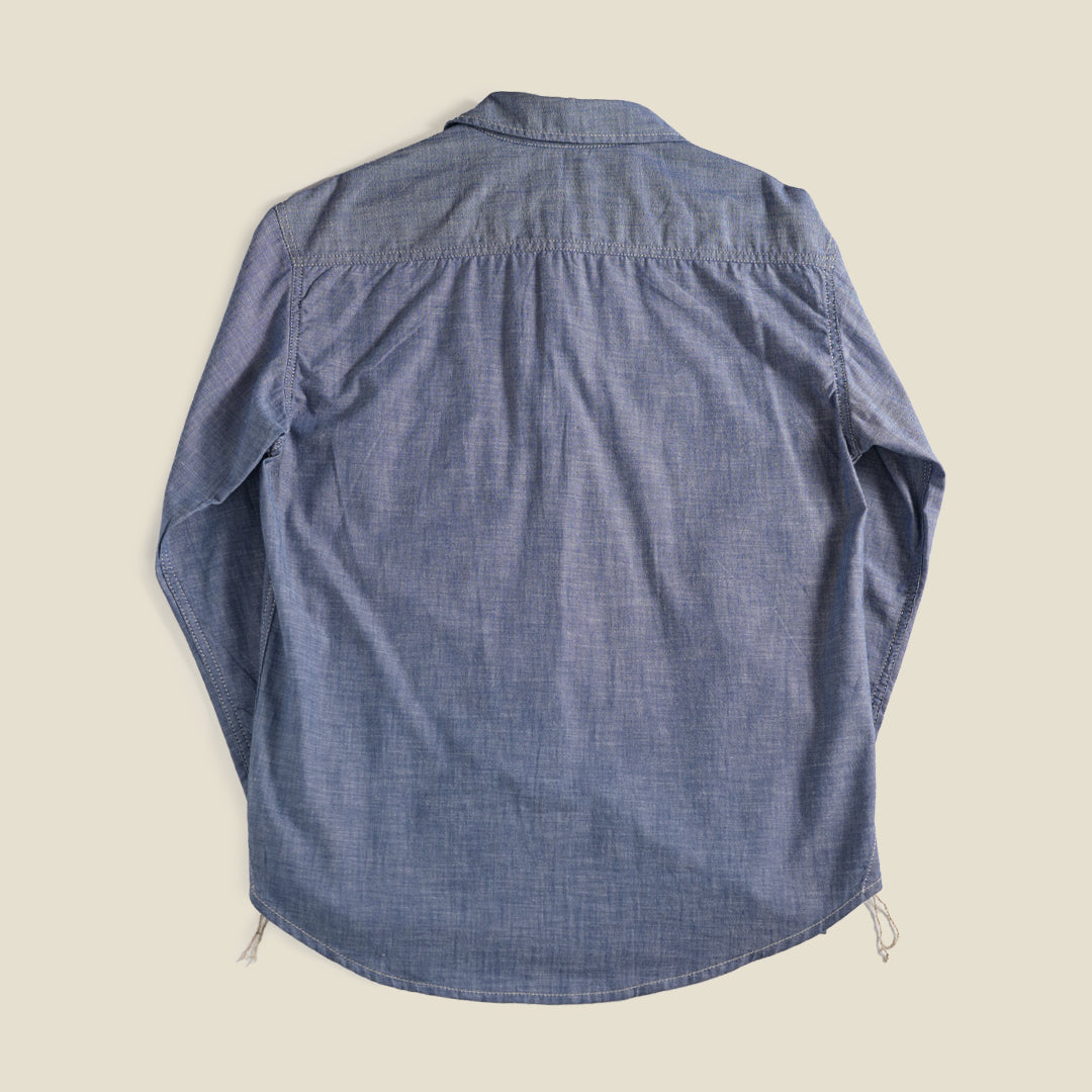 Heritage Work Shirt Full Sleeves Chambray Blue