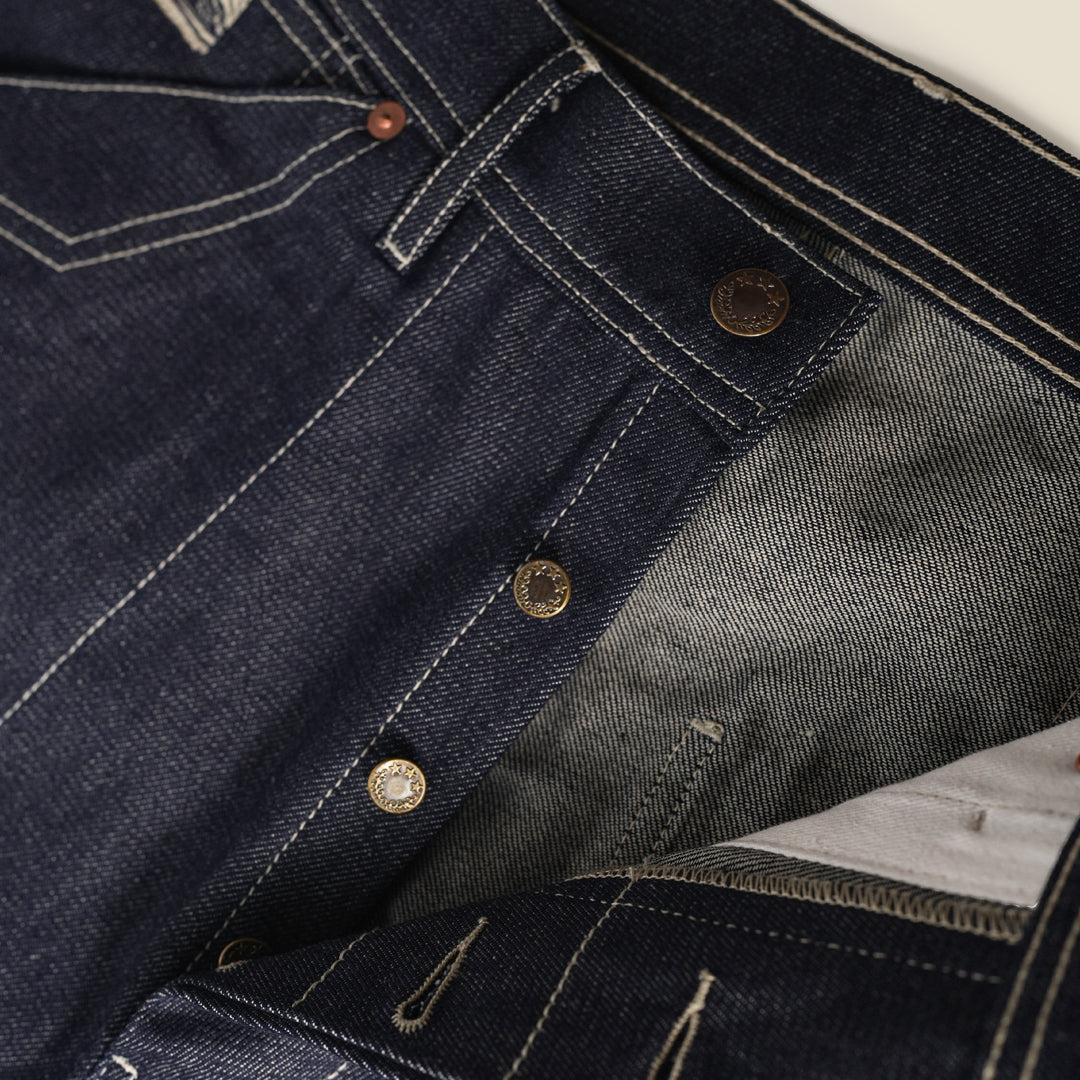 1930 Enginereeing Pants Raw Denim Old Iron Blue