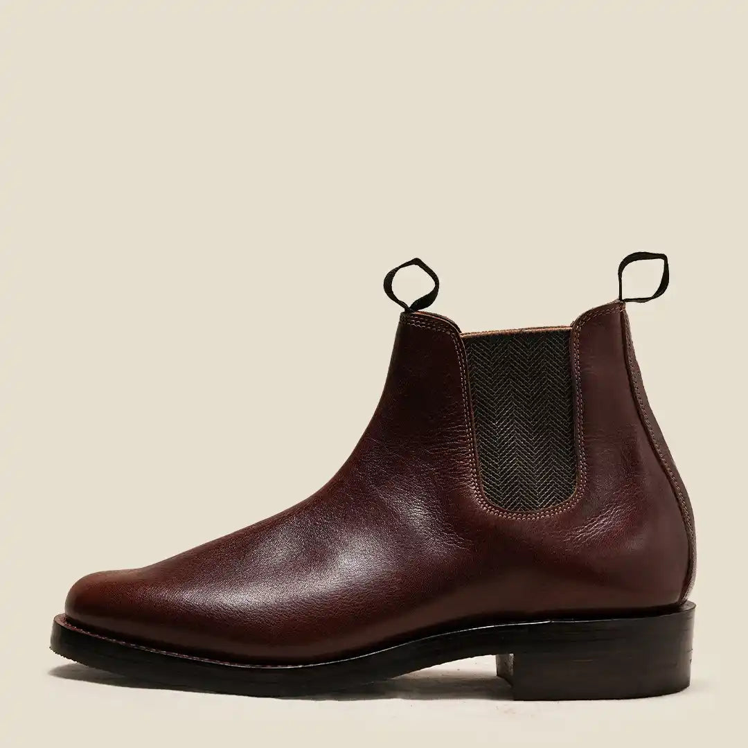 Women Heritage Chelsea Boots 6" (Saddle Tan) Goodyear Welted