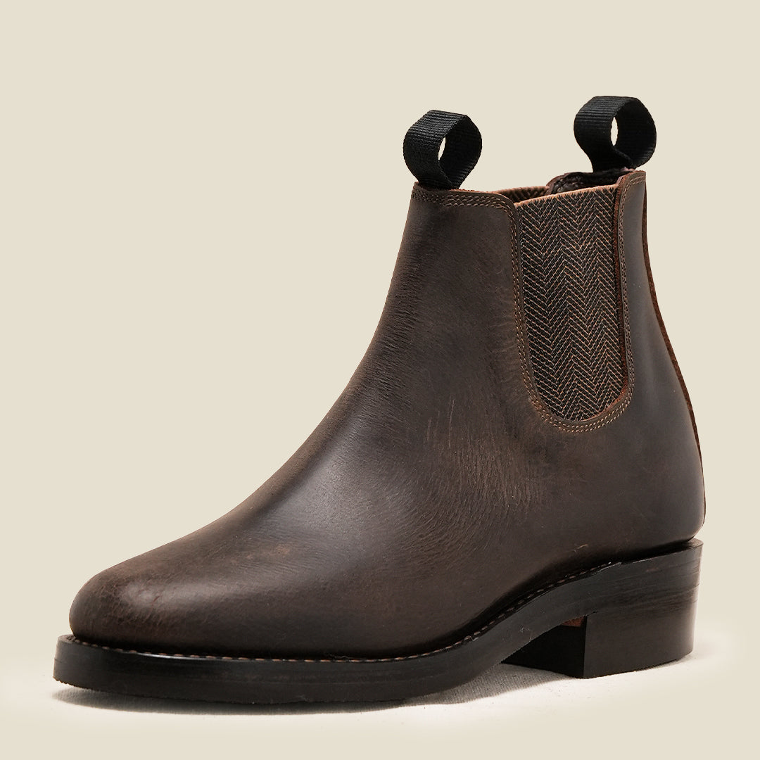 Heritage Chelsea Boots 6" (Vintage Brown) Goodyear Welted