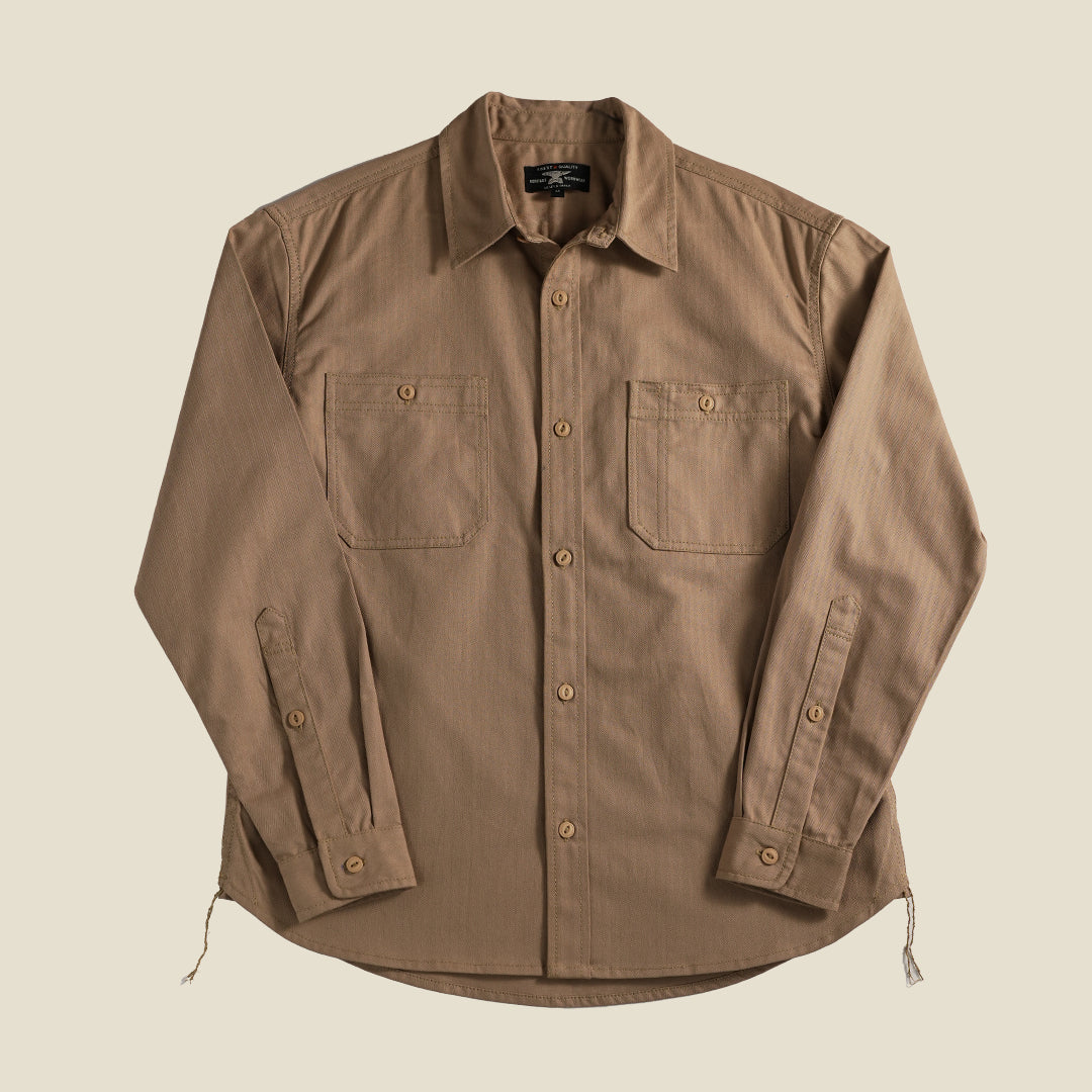 Heritage Work Shirt Full Sleeves HBT Khaki