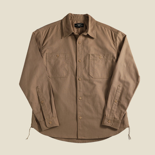 Heritage Work Shirt Full Sleeves HBT Khaki