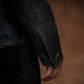 Trucker Type 2 Ghost Black 13 Oz Selvedge Denim