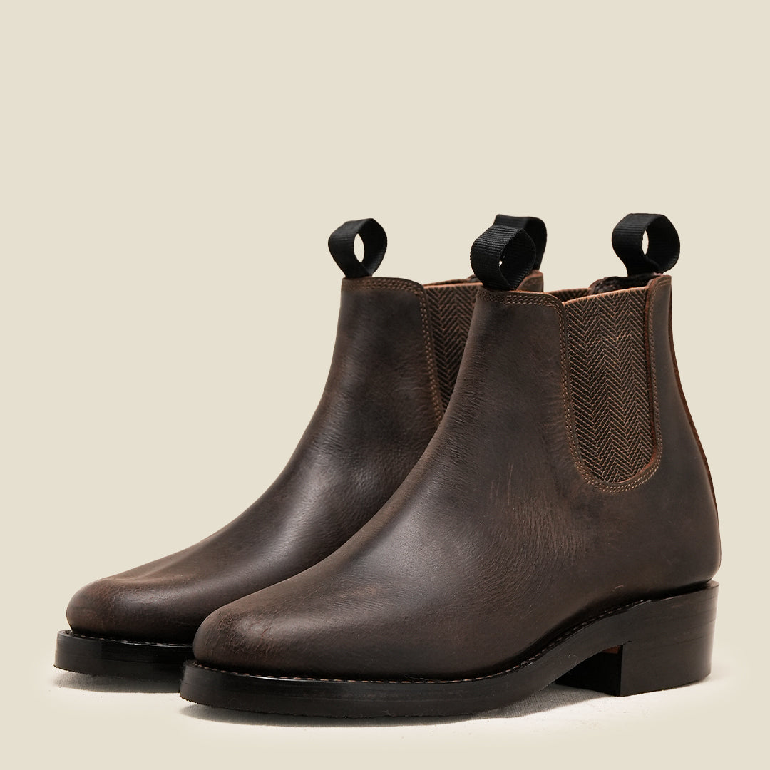 Heritage Chelsea Boots 6" (Vintage Brown) Goodyear Welted