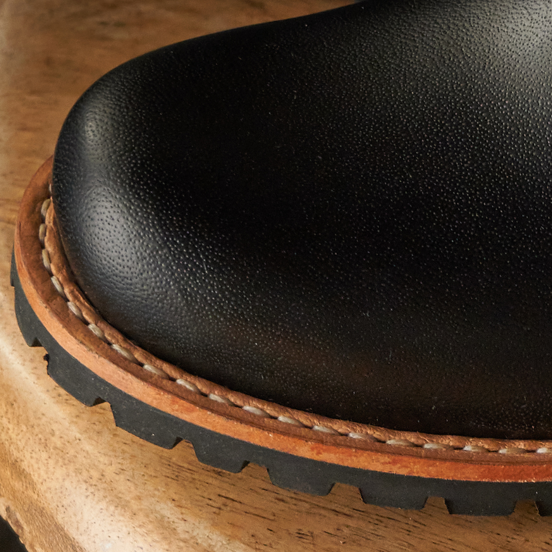 Chelsea Explorer Leather Boots 6" (Raven Black) Goodyear Welted