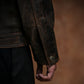 Trucker Type 2 Leather Jacket (Vintage Brown)