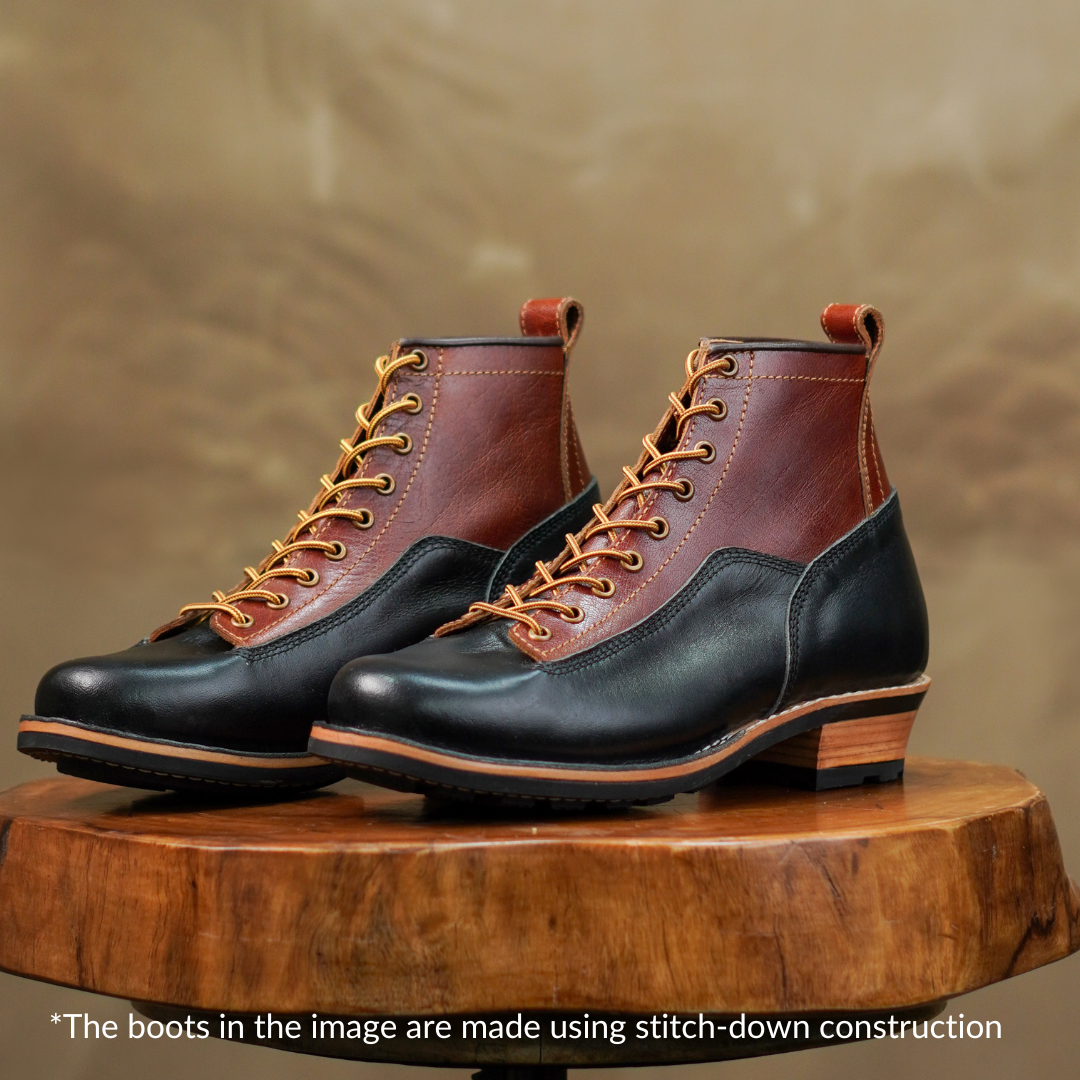Outlander Boots 6" (Black & Tan)