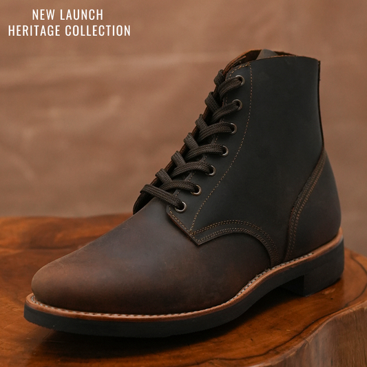 The Craft Boondocker Boots (Vintage Brown) Goodyear Welted