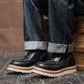 Moc-Toe 2.0 Leather Boots 6" (Raven Black) Goodyear Welted