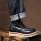 Moc-Toe 2.0 Leather Boots 6" (Raven Black) Goodyear Welted