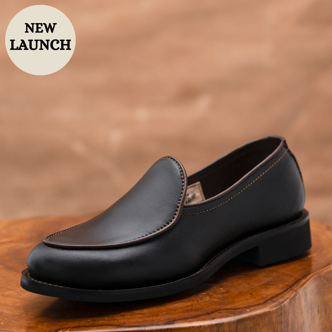 Belgian Loafers (Raven Black) Goodyear Welted