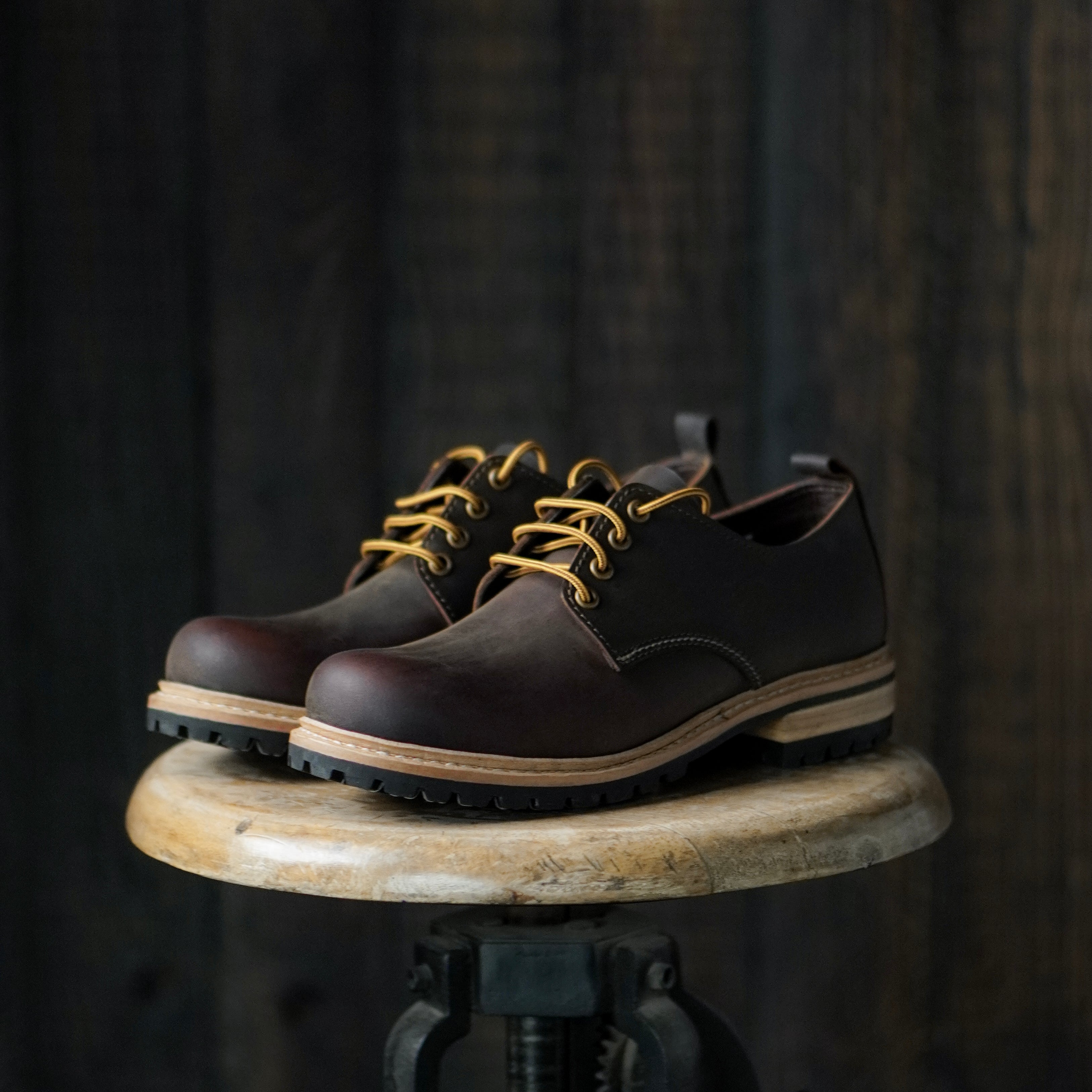 Task Shoes (Vintage Brown) Goodyear Welted β Craft & Glory International
