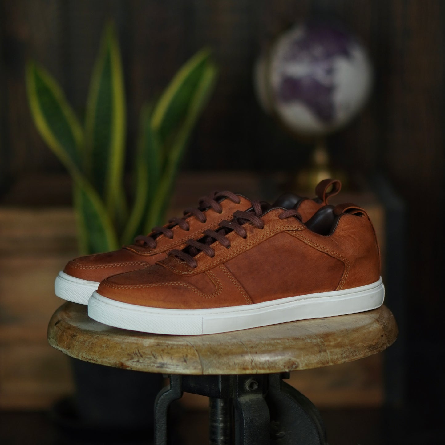 Brooklyn Low Top Sneakers (Vintage Tan)