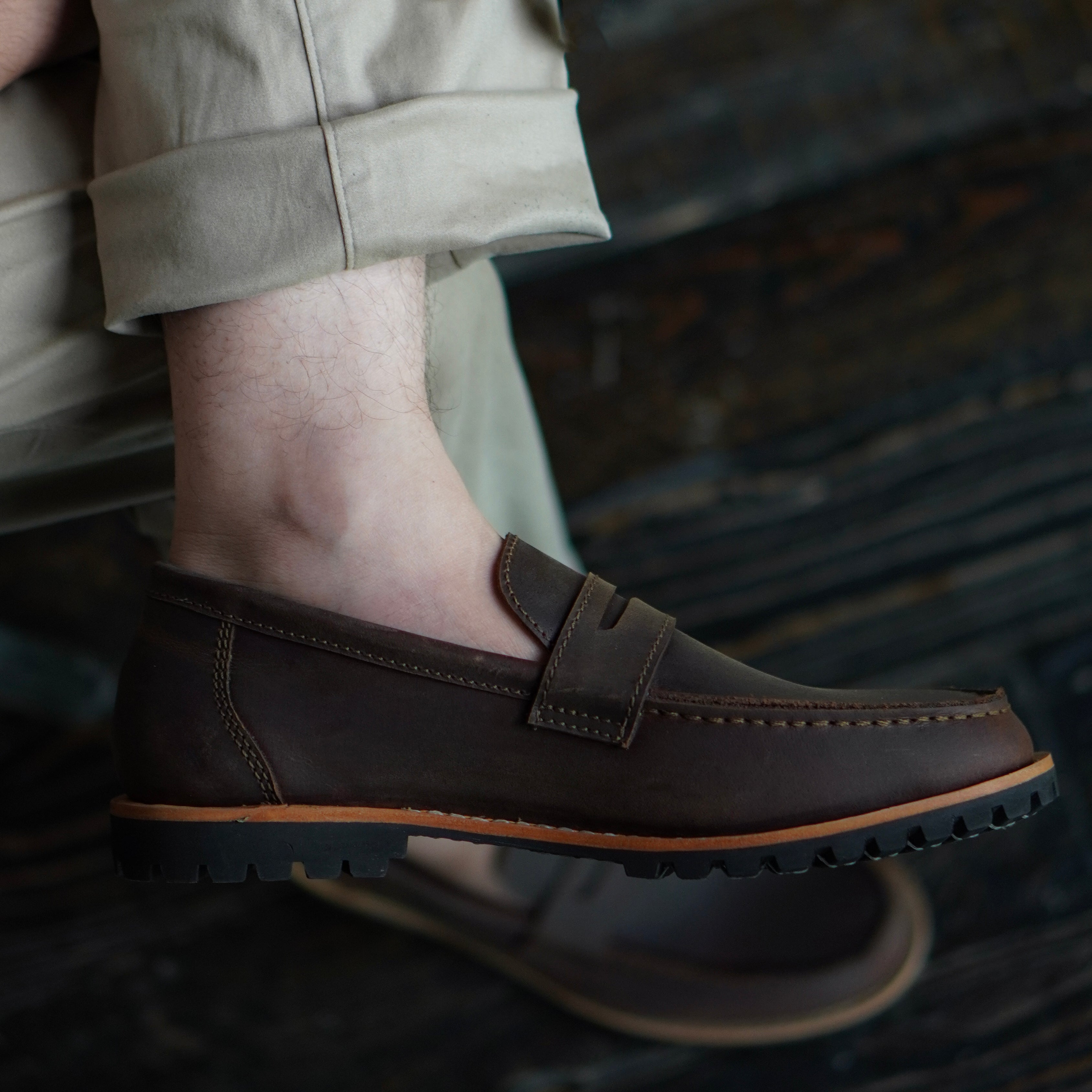 Oslo Penny Loafers (Vintage Brown) Goodyear Welted – Craft