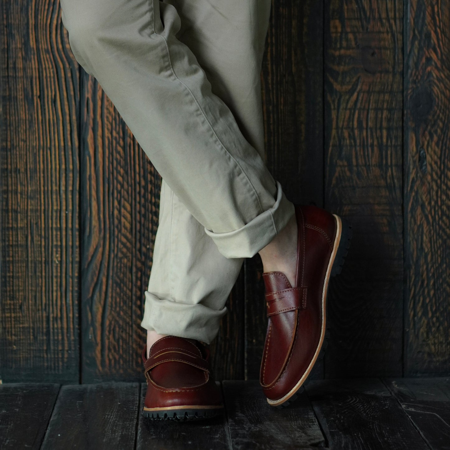 Oslo Penny Loafers (Saddle Tan) Goodyear Welted