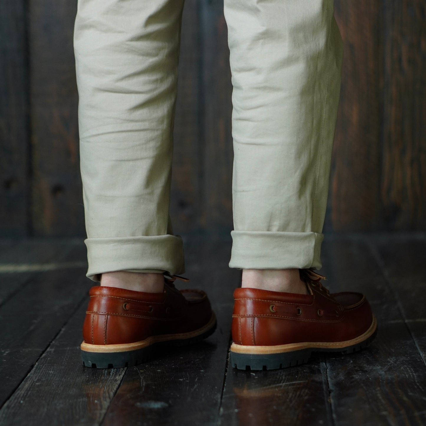 Voyager Boat Shoes (Saddle Tan) Goodyear Welted