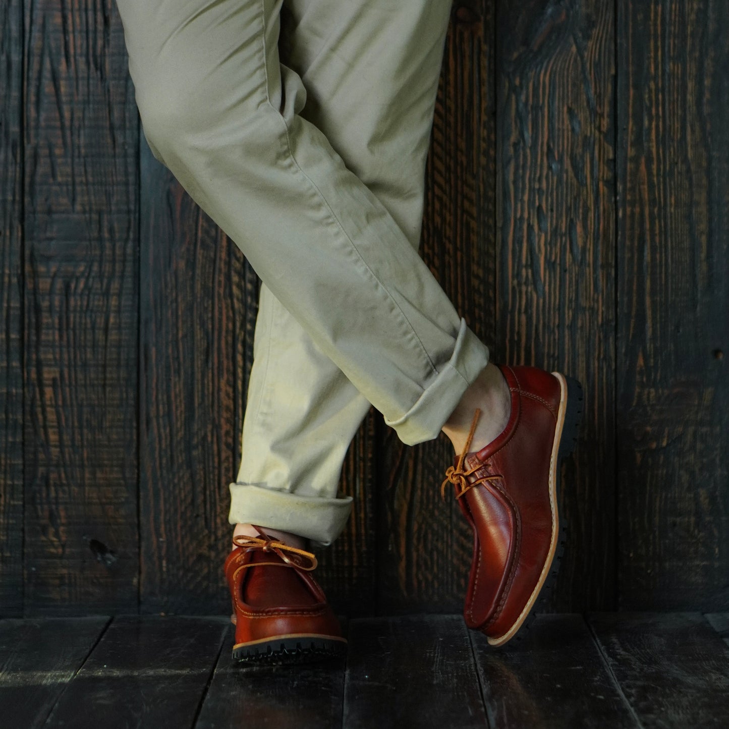 Strider Moc Shoe (Saddle Tan) Goodyear Welted