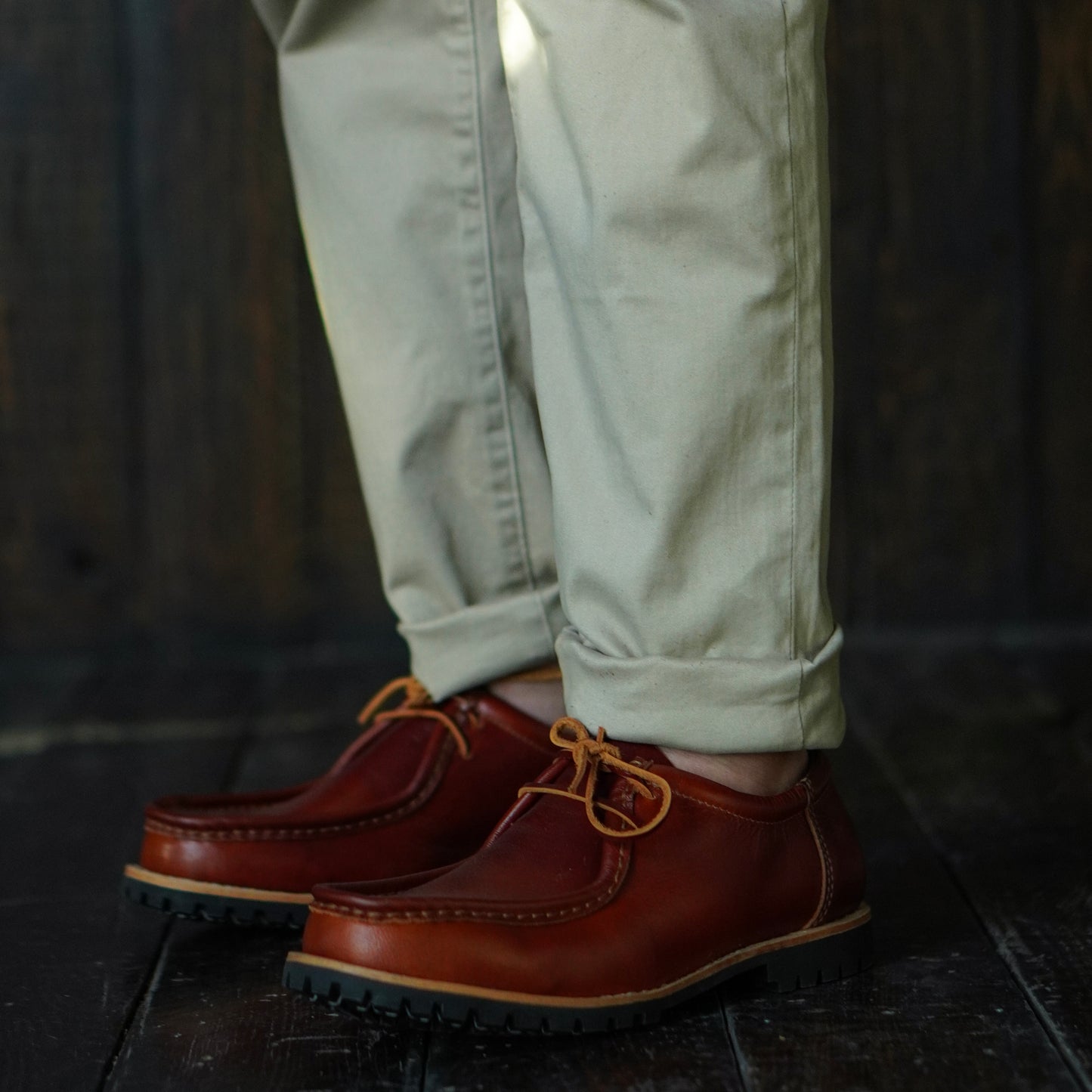 Strider Moc Shoe (Saddle Tan) Goodyear Welted