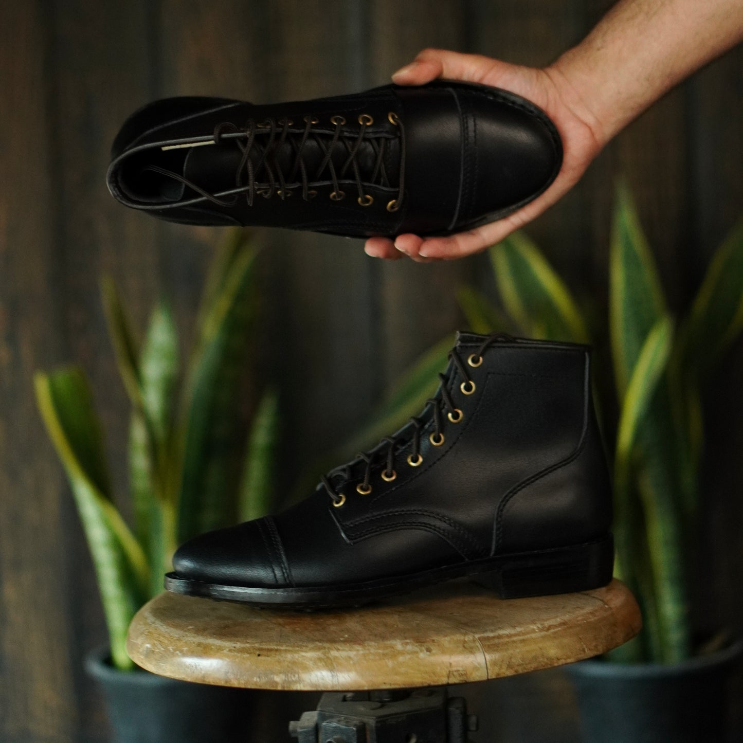 Aspen Boots 6" (Raven Black) Goodyear Welted