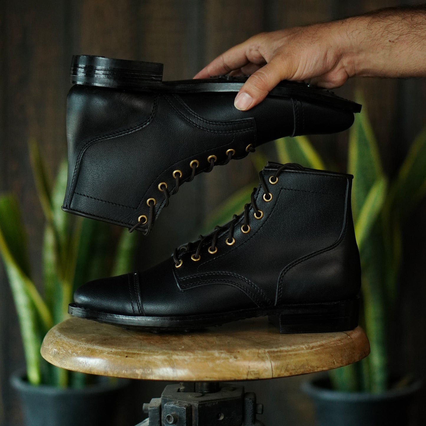 Aspen Boots 6" (Raven Black) Goodyear Welted