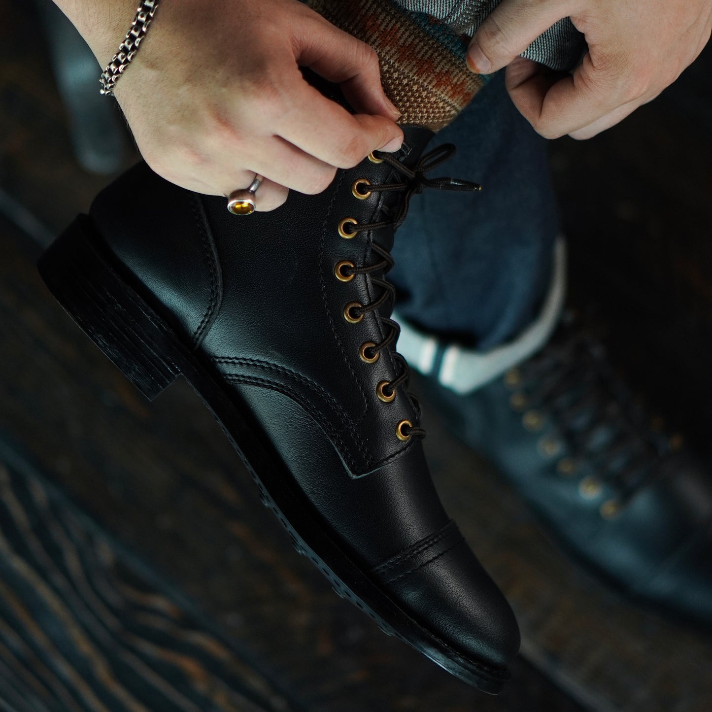 Aspen Boots 6" (Raven Black) Goodyear Welted