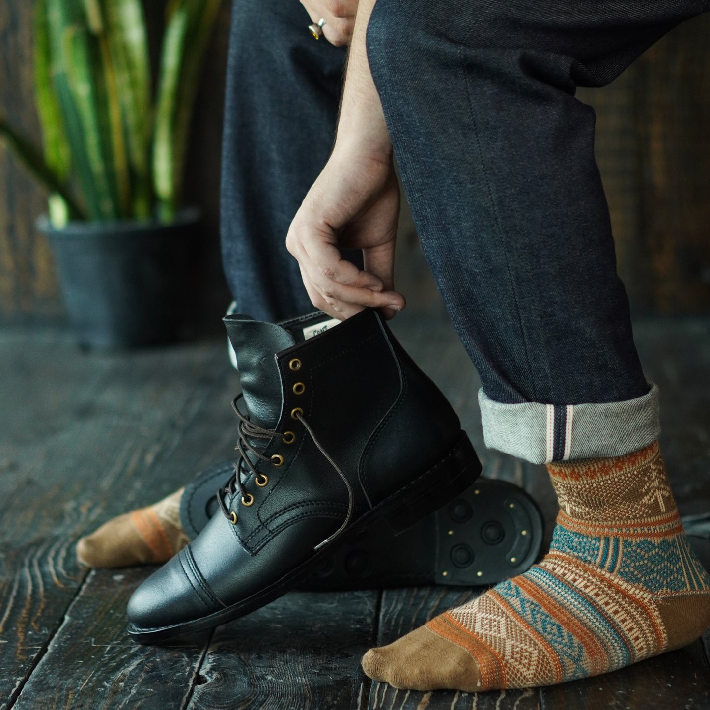 Aspen Boots 6" (Raven Black) Goodyear Welted