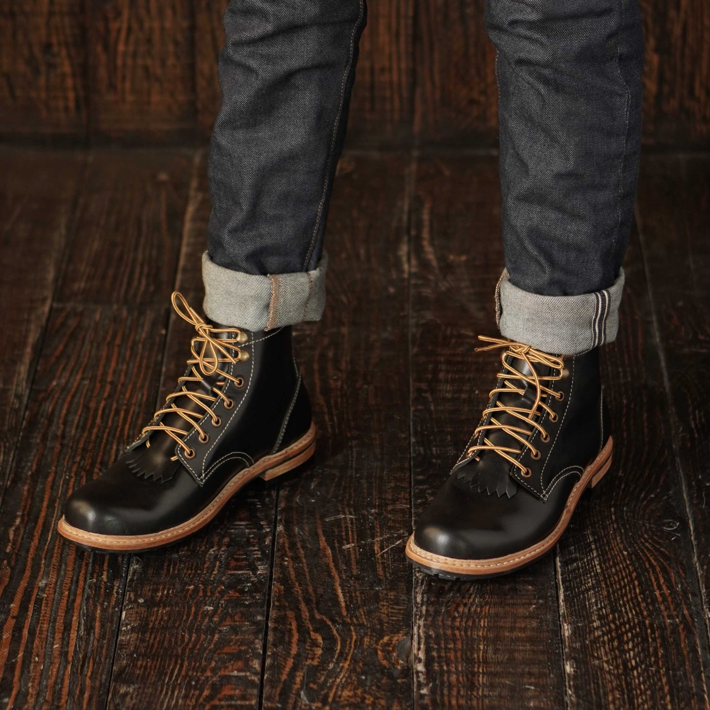Task Boots 6" (Raven Black) Goodyear Welted