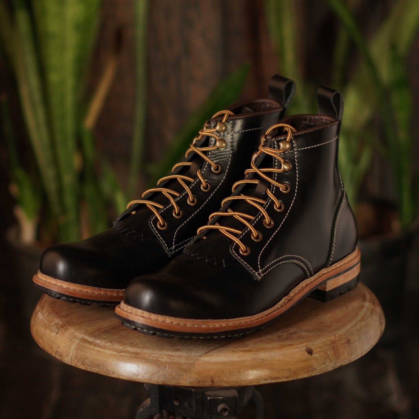 Task Boots 6" (Raven Black) Goodyear Welted
