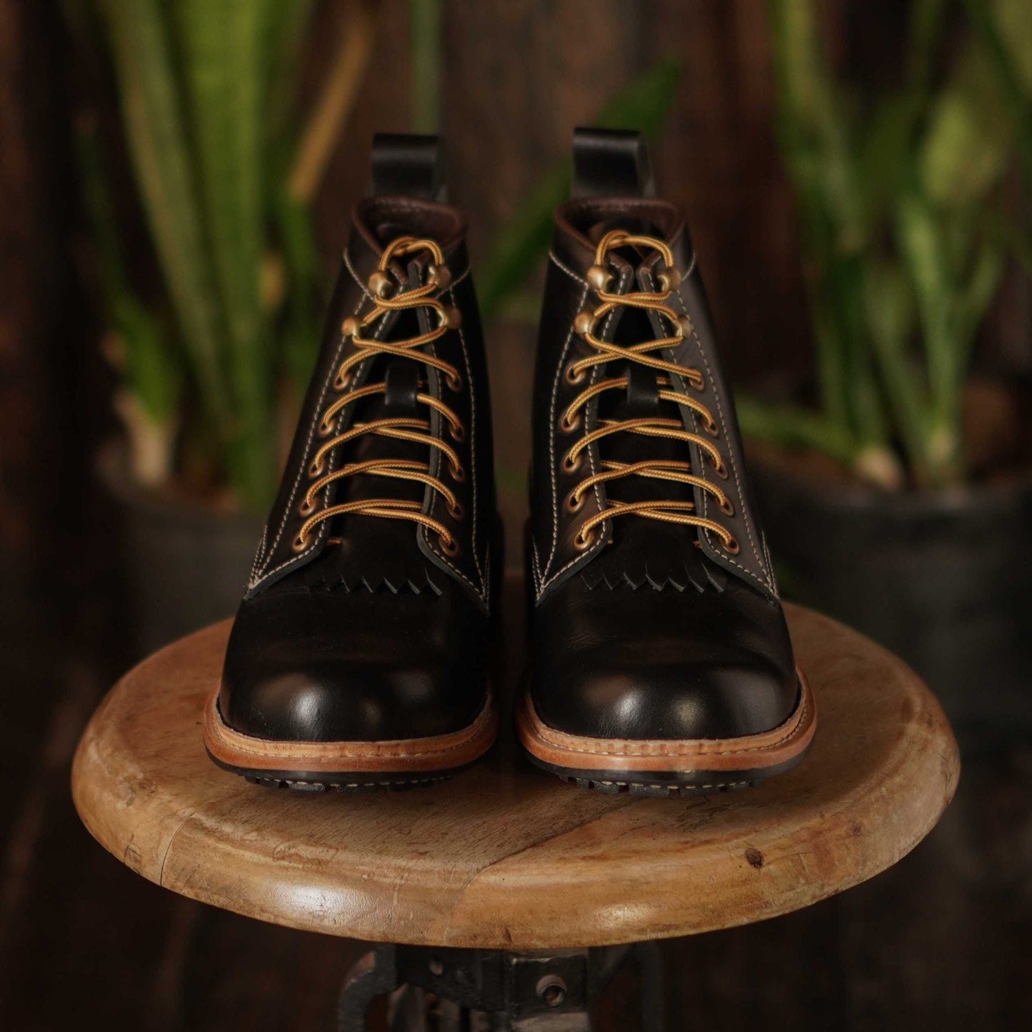 Task Boots 6" (Raven Black) Goodyear Welted