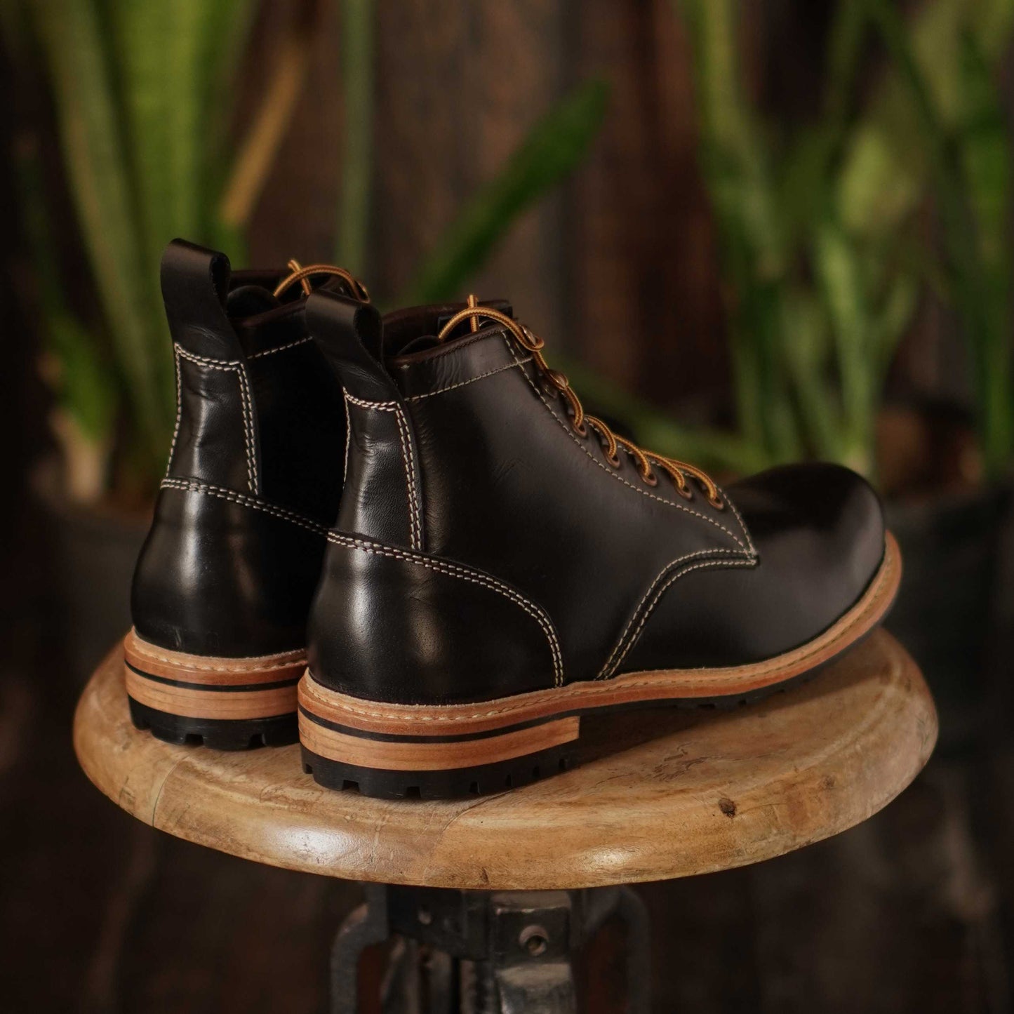 Task Boots 6" (Raven Black) Goodyear Welted