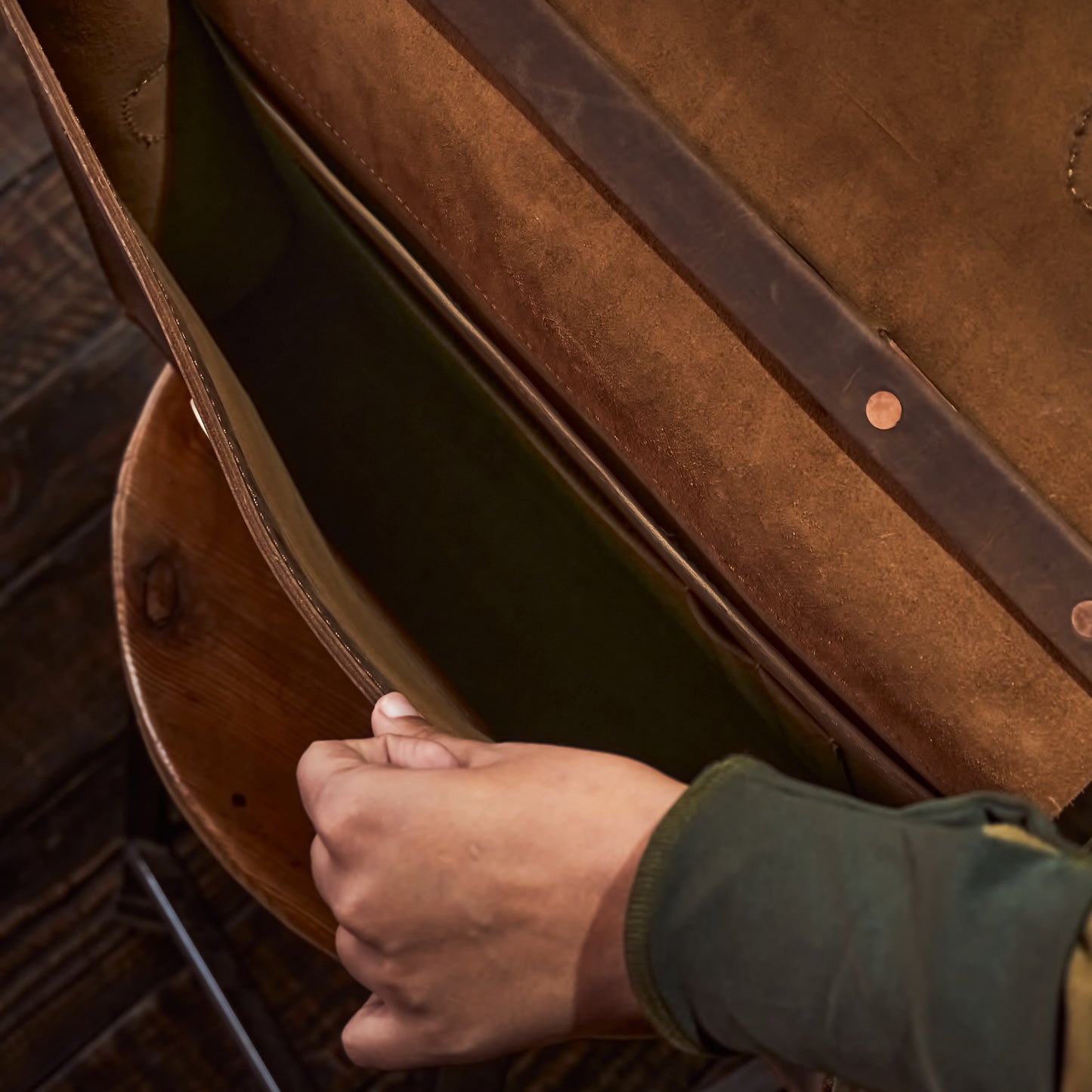 Hudson Satchel (Vintage Brown)