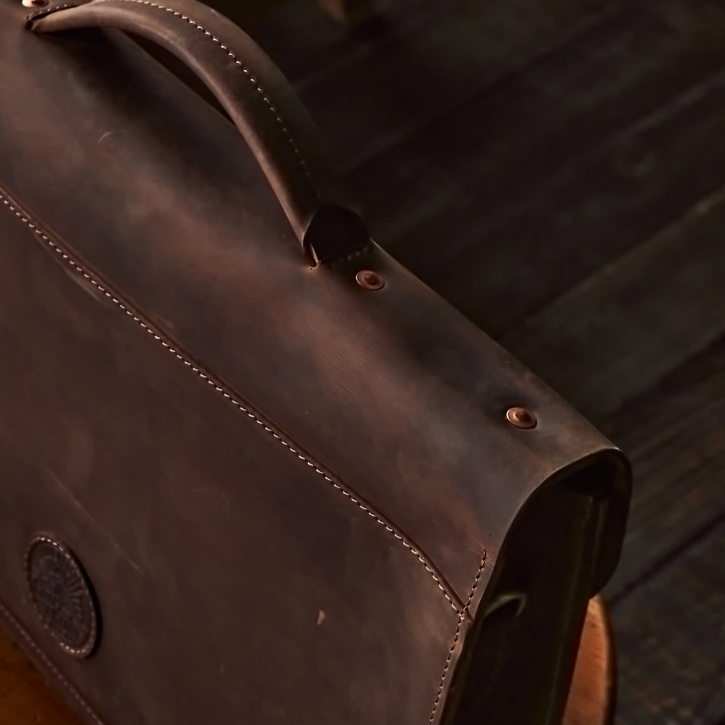 Hudson Satchel (Vintage Brown)