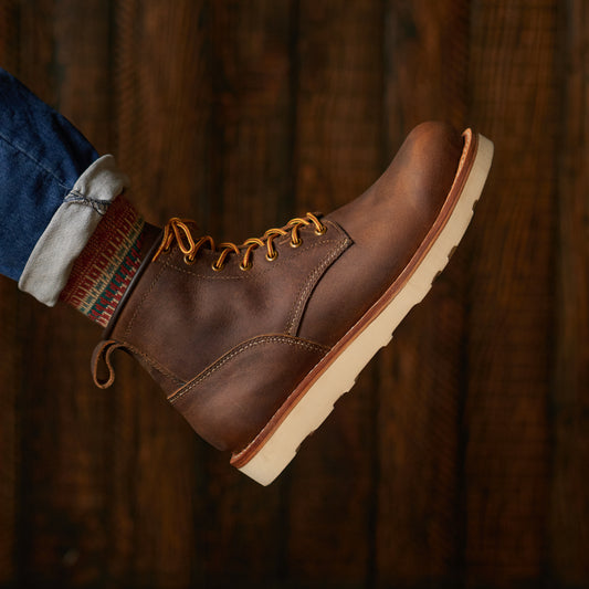 Field Boots 6" (Vintage Brown) Goodyear Welted