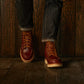 Moc-Toe Leather Boots 6" (Saddle Tan) Goodyear Welted