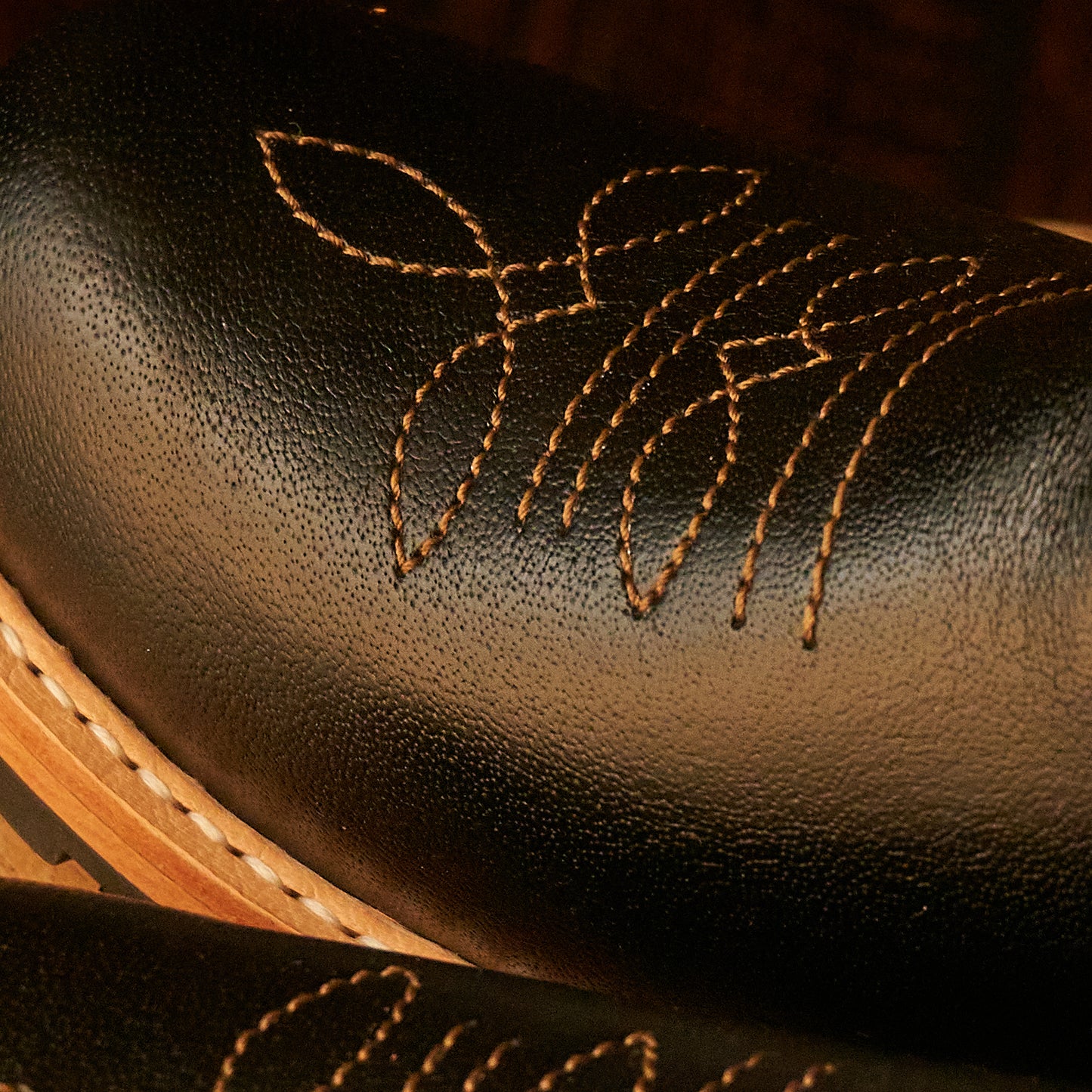 Bandera Cowboy Boots (Raven Black) Goodyear Welted