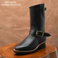 The Foundry Engineer Boots (Raven Black) Goodyear Welted
