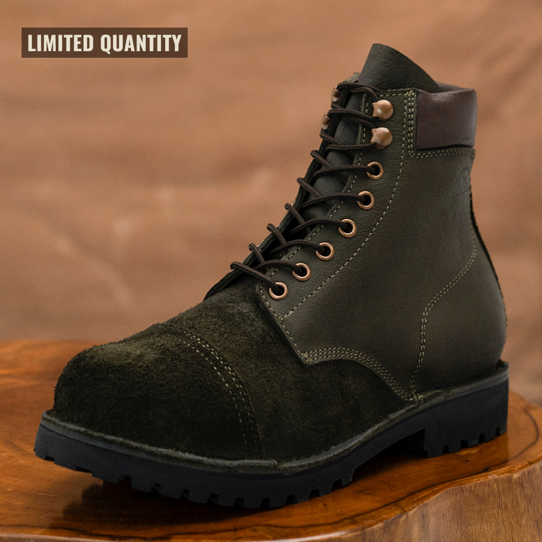 Women Himalayan Trailmaster Boots 6" (Grizzly Green Roughout) Water Repellent