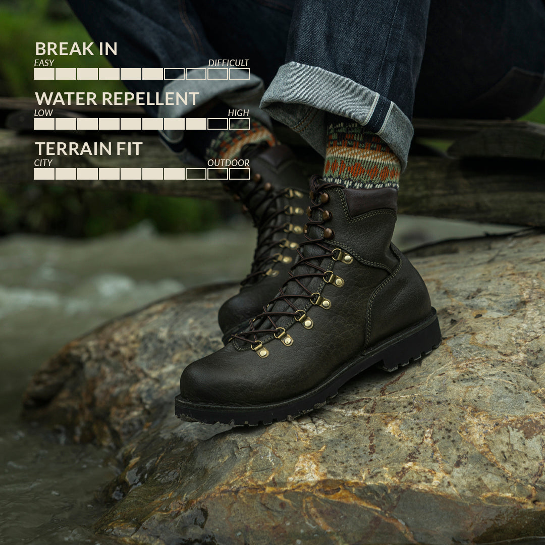 Himalayan Trailmaster Boots 6" (Moss Green) Water Repellent