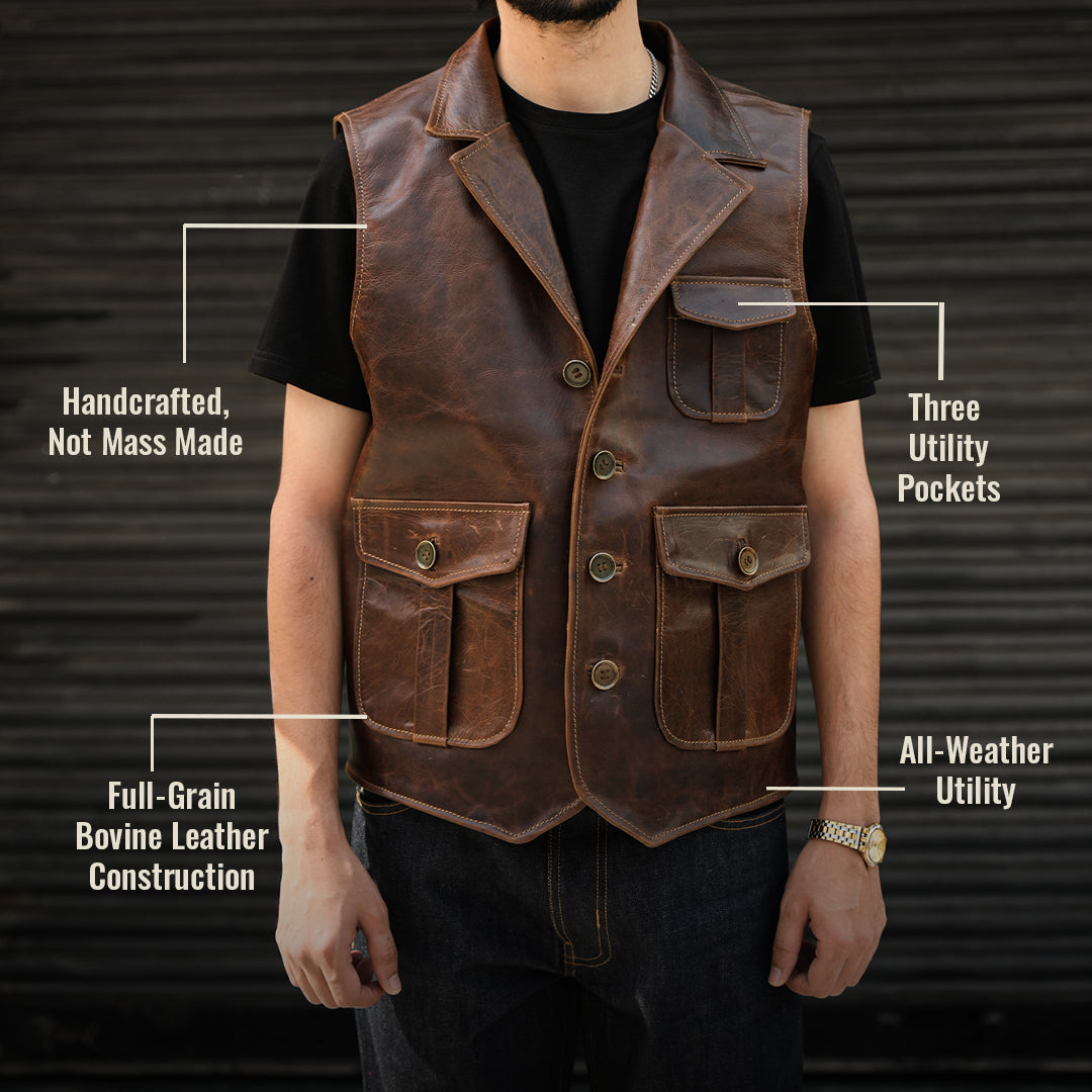 Gentleman's Vest Jacket (Double Shot Espresso)