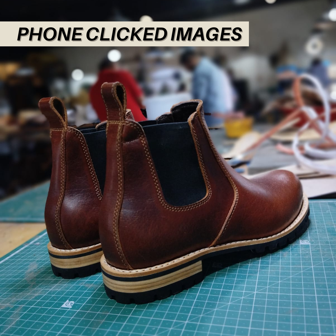 Chelsea Explorer Leather Boots 6" (Saddle Tan) Goodyear Welted