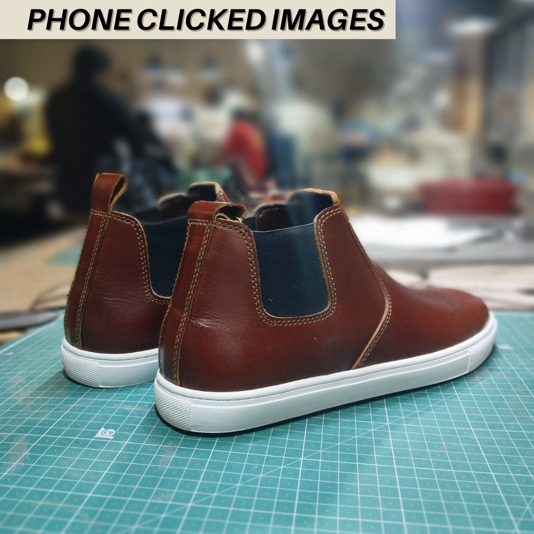 Chelsea Sneakers Saddle Tan Craft Glory International