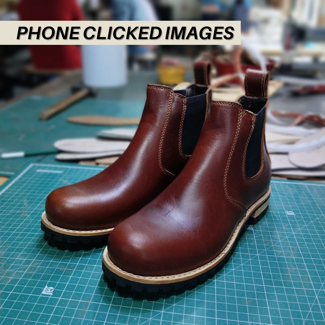 Chelsea Explorer Leather Boots 6" (Saddle Tan) Goodyear Welted