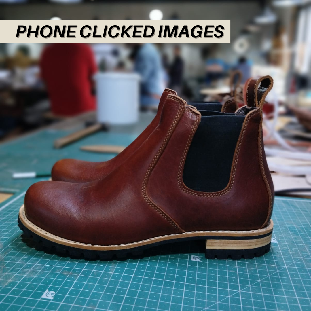 Chelsea Explorer Leather Boots 6" (Saddle Tan) Goodyear Welted