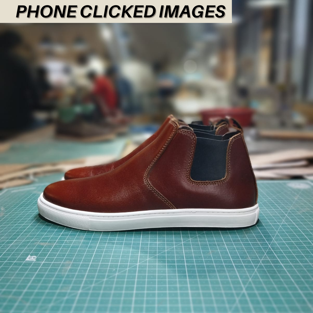 Chelsea Sneakers (Saddle Tan)