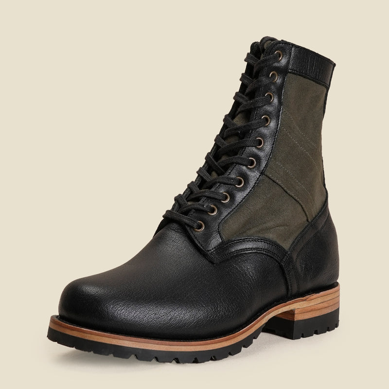 Jungle Pathfinder Boots 8" (Raven Black) Goodyear Welted