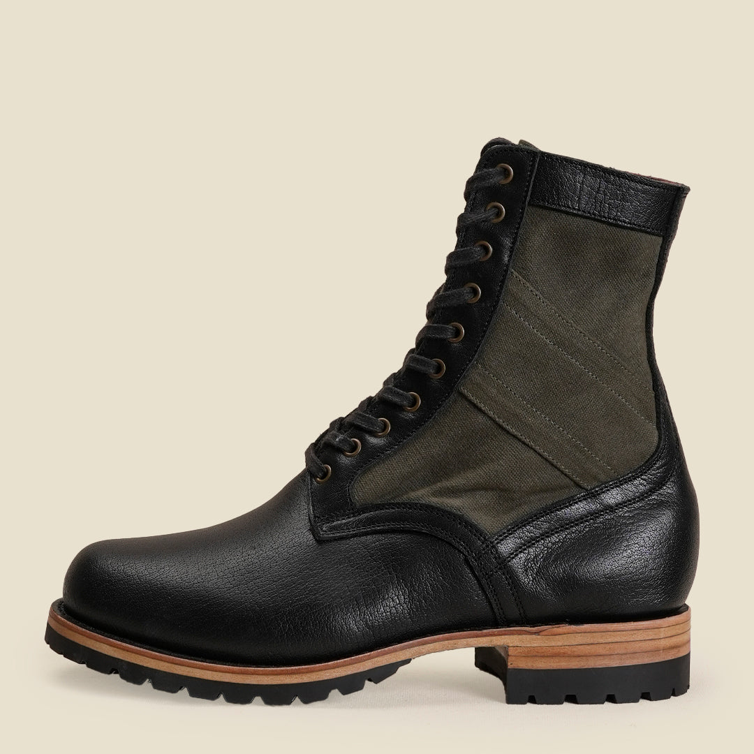 Jungle Pathfinder Boots 8" (Raven Black) Goodyear Welted